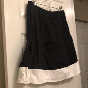 Black and white skirt